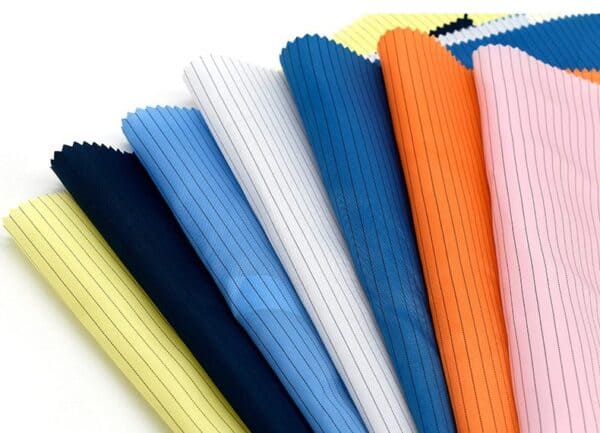 Polyester Antistatic Flame Retardant Striped Fabric - Image 2