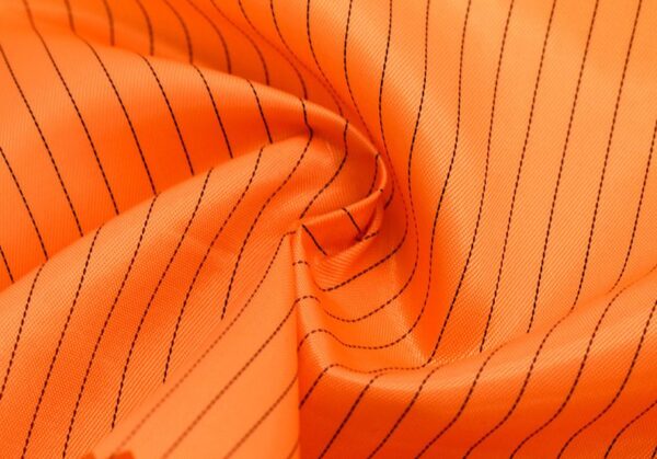 Polyester Antistatic Flame Retardant Striped Fabric - Image 3