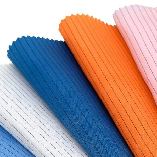 Polyester Antistatic Flame Retardant Striped Fabric - Image 5