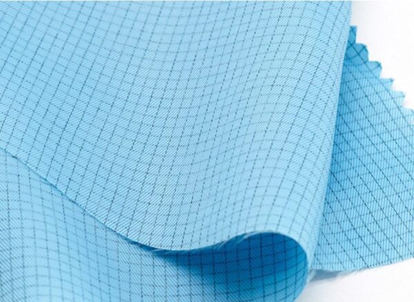 0.25 CM Polyester Flame Retardant Plaid Antistatic Fabric - Image 4