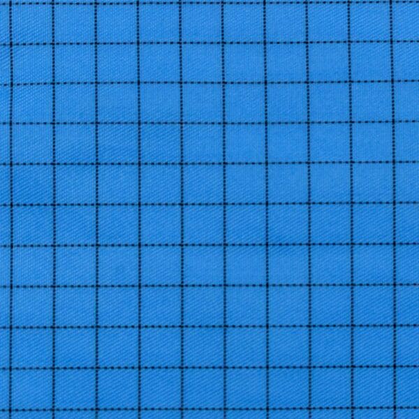 Plaid Antistatic Polyester Flame Retardant Fabric - Image 2