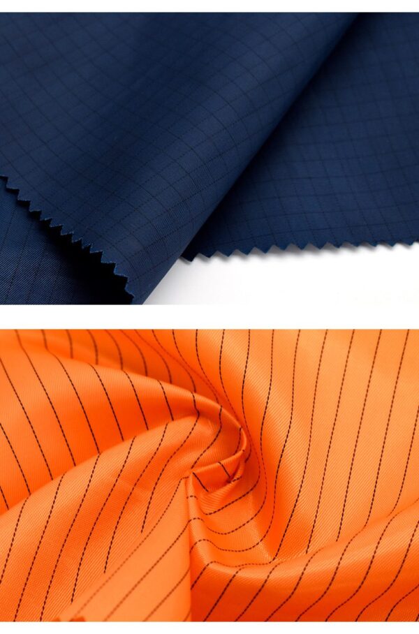 Polyester Antistatic Flame Retardant Striped Fabric - Image 4
