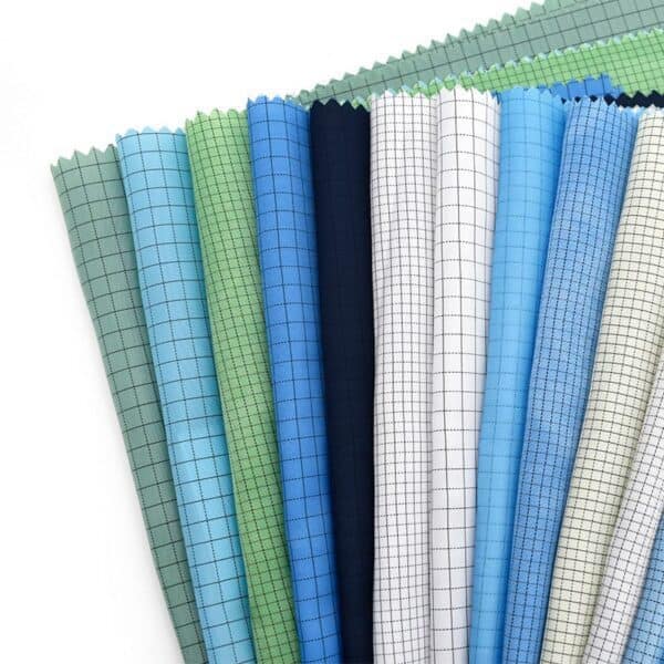 Plaid Antistatic Polyester Flame Retardant Fabric - Image 6
