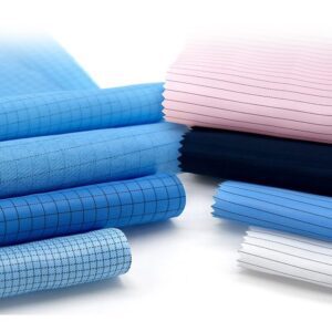 Polyester Antistatic Flame Retardant Plaid Fabric