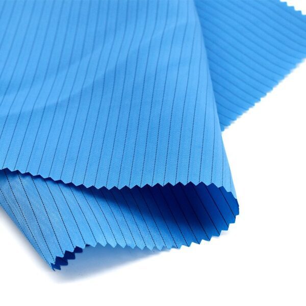 0.5CM Flame Retardant Striped Polyester Antistatic Fabric - Image 4