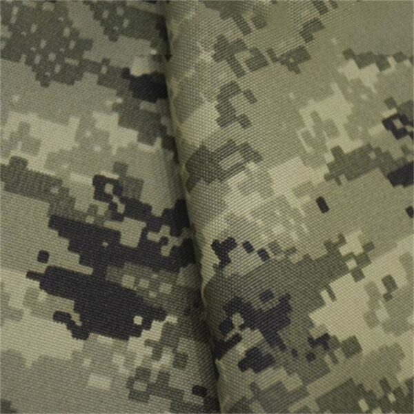 500D Matte Camouflage Ripstop Polyester Military Fabric