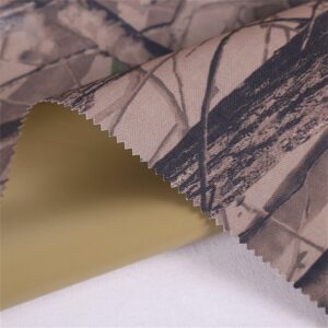 Polyester 600D Digital Printing Camouflage Coated PVC Fabric