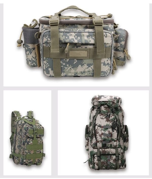 Polyester 900D Digital Camouflage PVC Oxford Fabric for bag