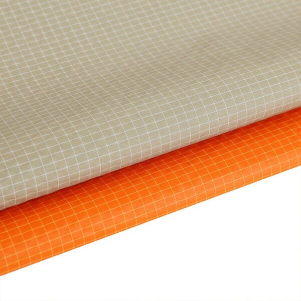 Ripstop Nylon Polyester 20D Plaid Silicone Coated Fabric - Image 2