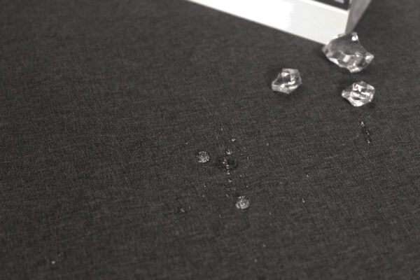 Heather Gray 4 way Stretch Laminated Fabric - Image 4