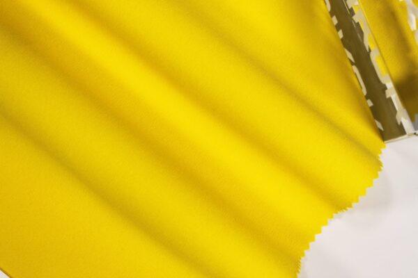 T400 Polyester Elastic High Visibility Fluorescent Yellow Fabric - Image 3