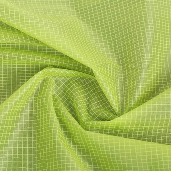 Nylon 30D Double Line Grid Ripstop Wear Resistant Fabric