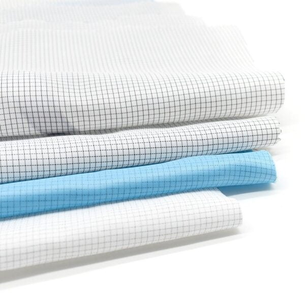 0.25 CM Polyester Flame Retardant Plaid Antistatic Fabric - Image 7