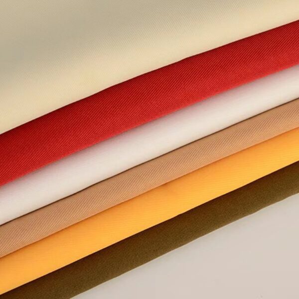 Twill Recycled 450D Polyester Gabardine work clothes fabric - Image 4