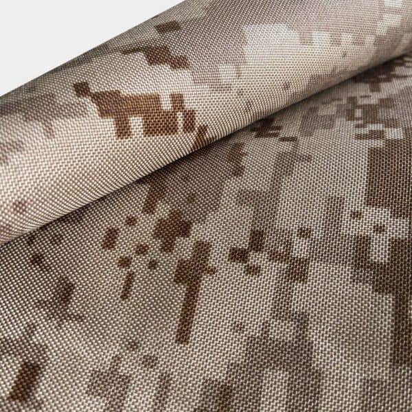 Desert Digital Camouflage 700D Nylon 66 Ballistic Cordura Fabric - Image 2