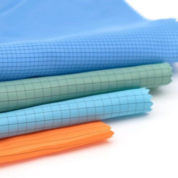 0.25 CM Polyester Flame Retardant Plaid Antistatic Fabric - Image 6