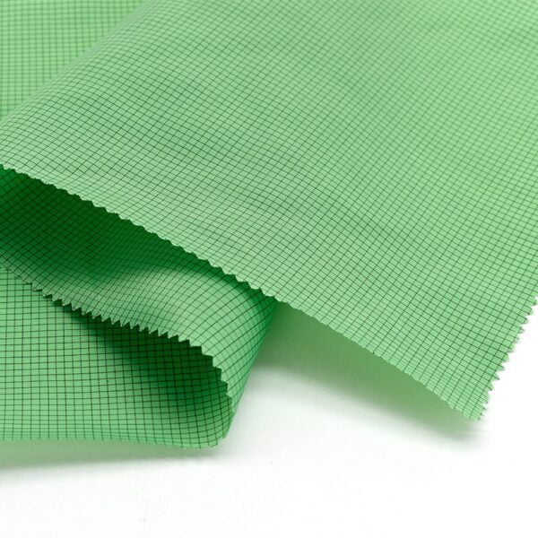 0.25 CM Polyester Flame Retardant Plaid Antistatic Fabric - Image 4
