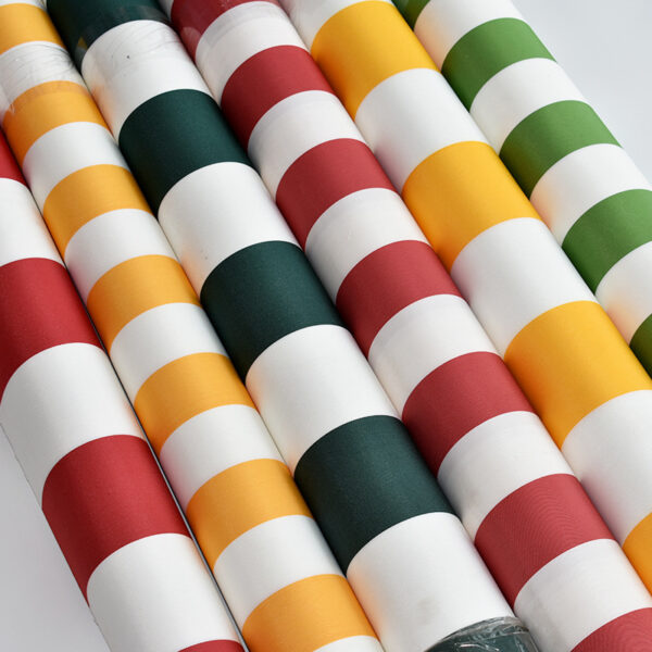 450D Solution Dyed Polyester Fabric PU Coated Fabric For Awning - Image 2